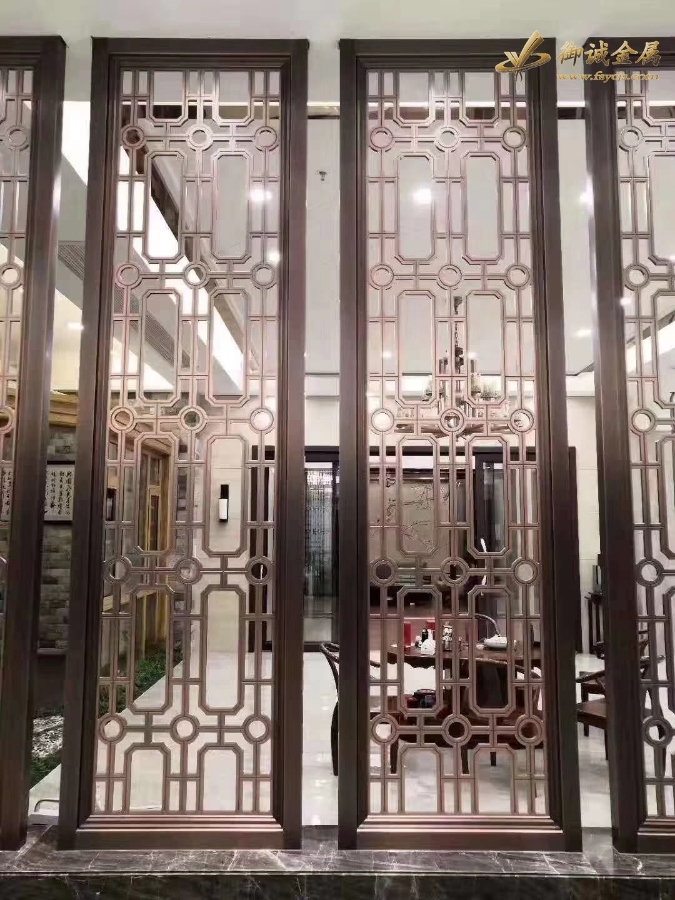 不銹鋼屏風(fēng)實例